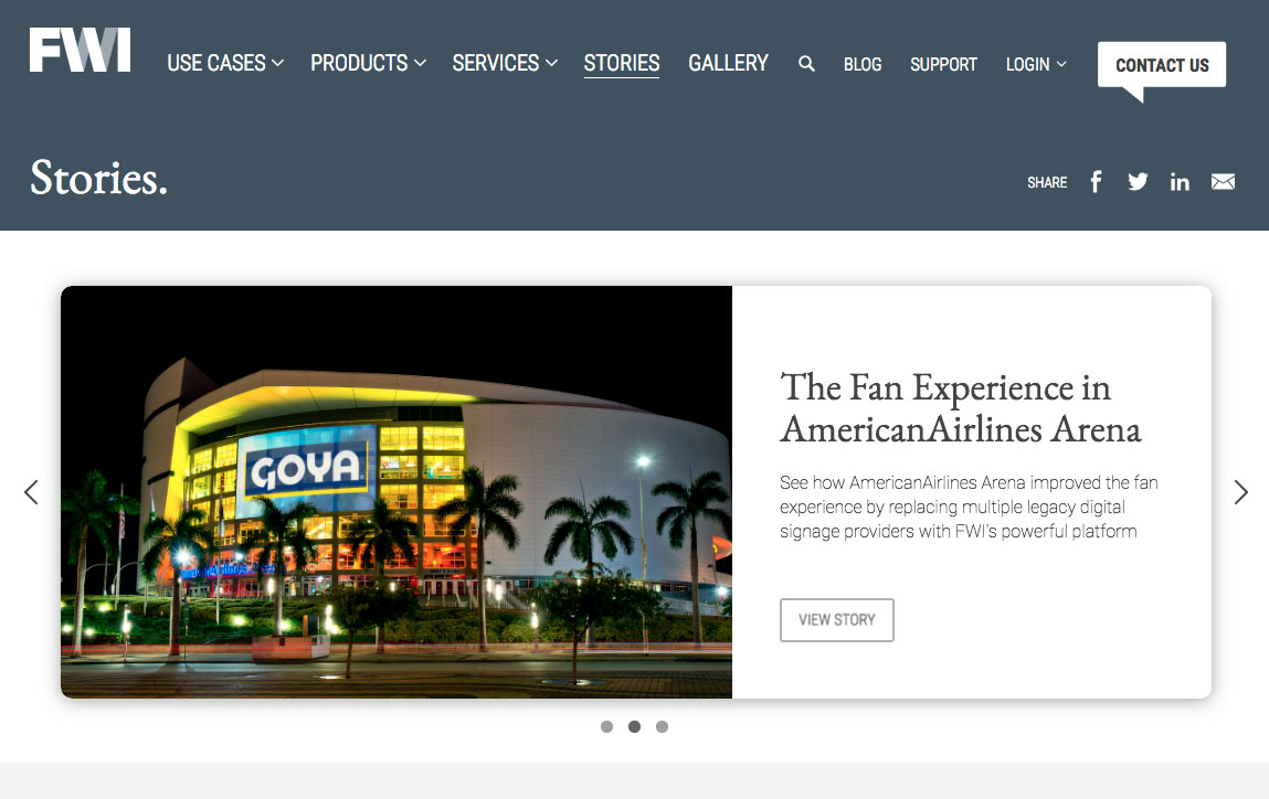 Four Winds Interactive archived website, website capture 03
